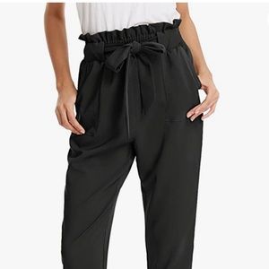 Cropped Paper Bag Waist Pants size XL